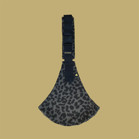 Kindertrage Leopard grau