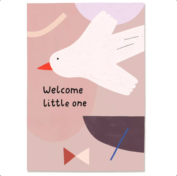 Postkarte „Baby Welcome“