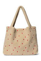 Der Klassiker Mom Bag Teddy Hearts ecru