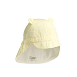 Sonnenhut Gorm aus Leinen stripe lemonade/creme de la creme