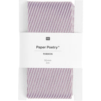 Paper Poetry Webband Diagonale Streifen lia/rosa