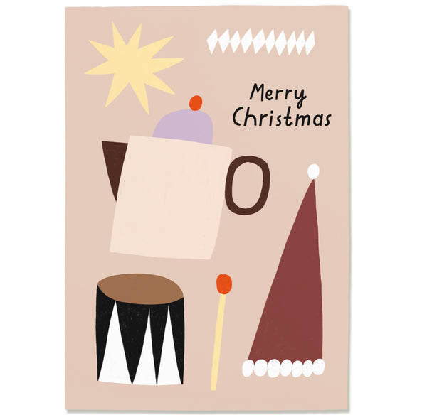 Postkarte „merry christmas“