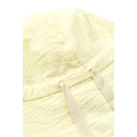 Sonnenhut Gorm aus Leinen stripe lemonade/creme de la creme