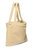 Wickeltasche teddy beige