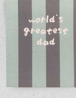 Postkarte "World`s greatest dad": Din A6